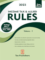 Income Tax And Allied Rules, 2023